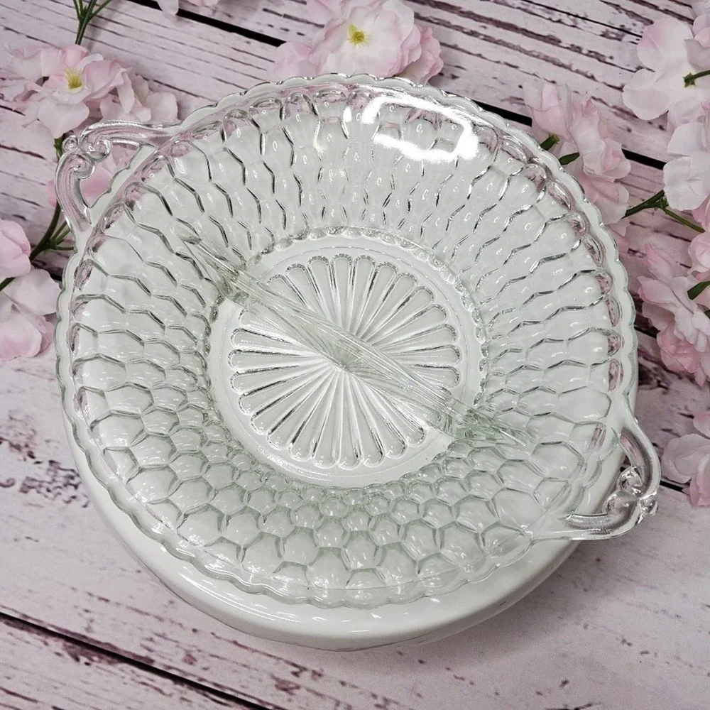 Crystal Divided Serving Dish